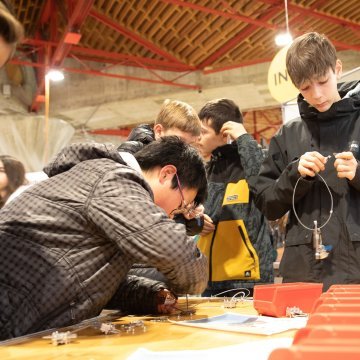 Le salon valaisan des formations et métiers. Martigny.